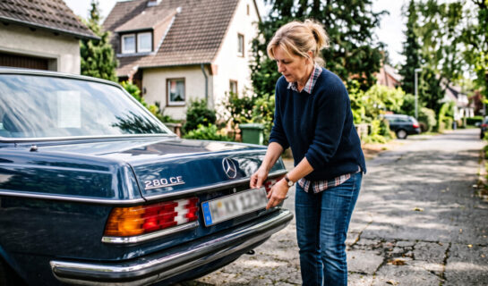 Zuteilung des Oldtimerkennzeichens: Engschrift für 8-stellige Wunschkombination abgelehnt